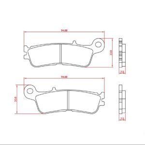 Brenta Brake Pads BR7227