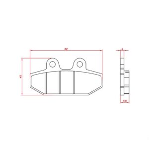 BR7226 Brake Pads Harley Davidson