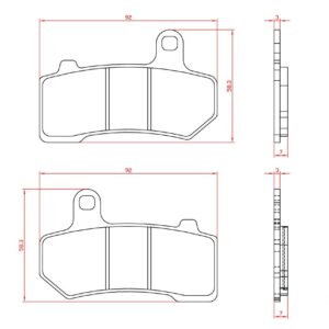 BR7171 Brenta Brake Pads Harley Davidson