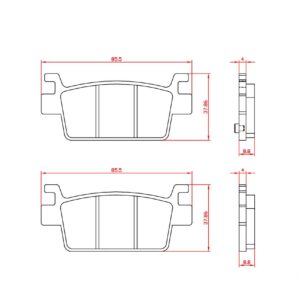 BR7184 Brenta Brake Pads