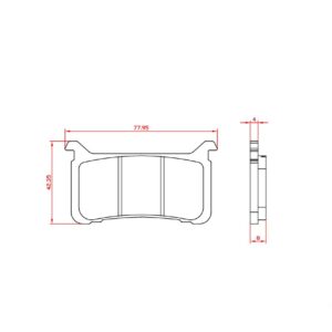 BR7197 Brenta Brake Pads Honda