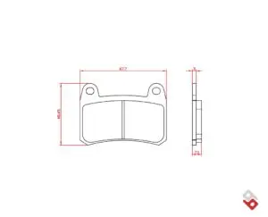 Brenta Brake Pads - BR7236