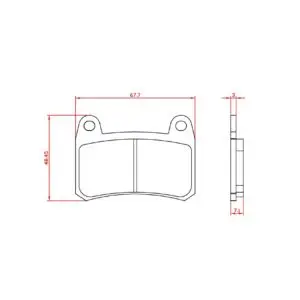 Brenta Brake Pads - BR7236